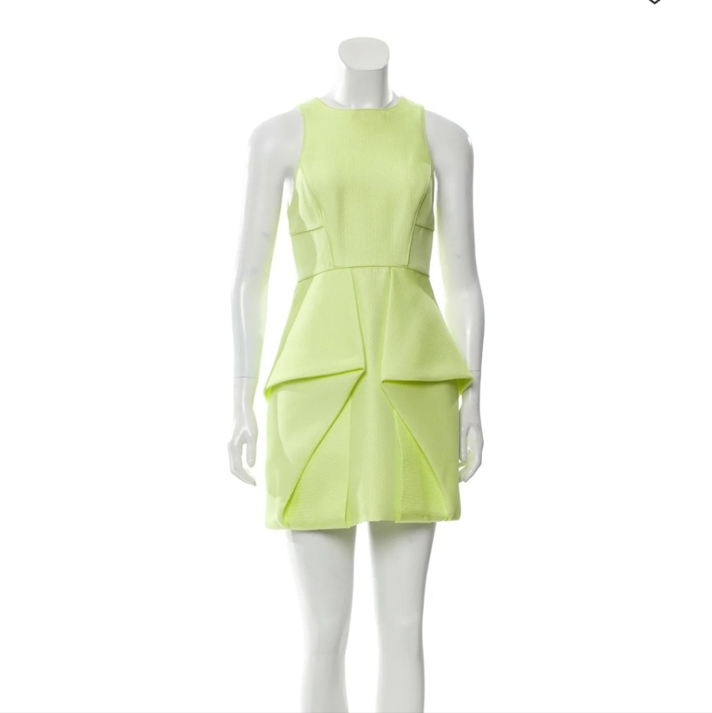 Tibi crew neck mini dress